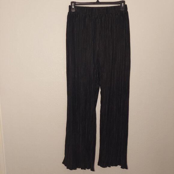 Women's Spring Haze Straight Pleated Trousers High Waist Loose Size L - Picture 1 of 7